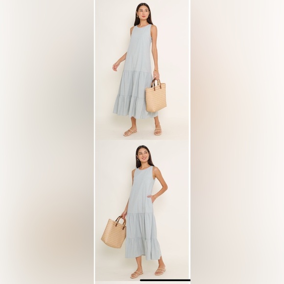 NWT Ted Baker Lavender Maxi Dress size 6=1XL - Picture 3 of 14